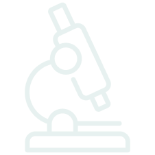 Line drawing of a microscope.